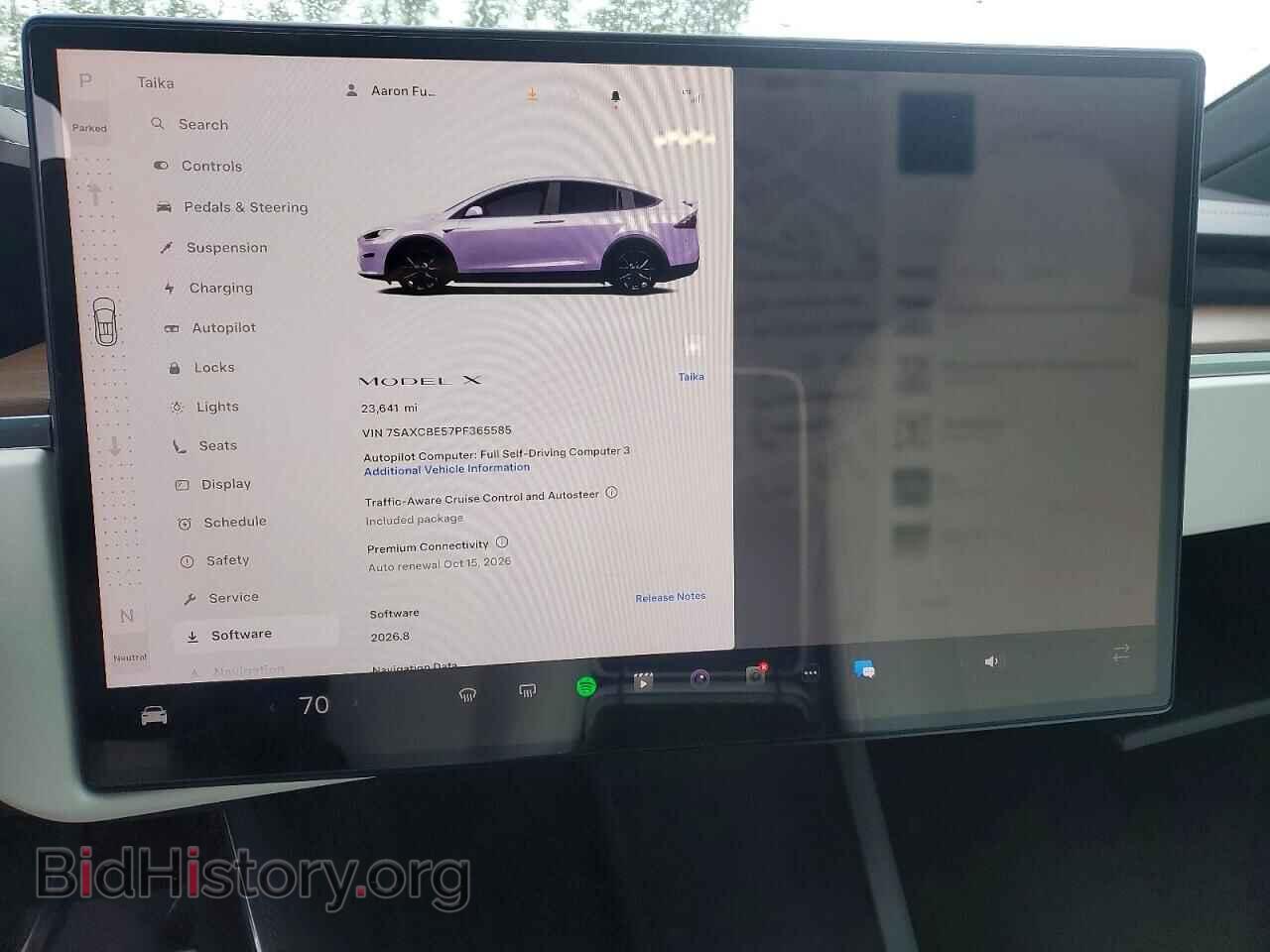 2023 TESLA MODEL X - VIN: 7SAXCBE57PF365585 - Photo 9