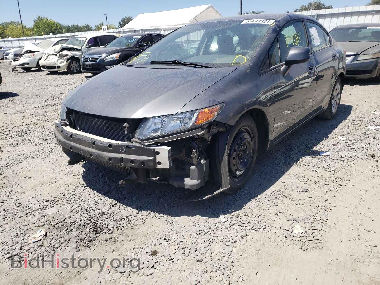 2012 HONDA CIVIC - VIN: 2HGFB2F59CH504289 - Фото 2