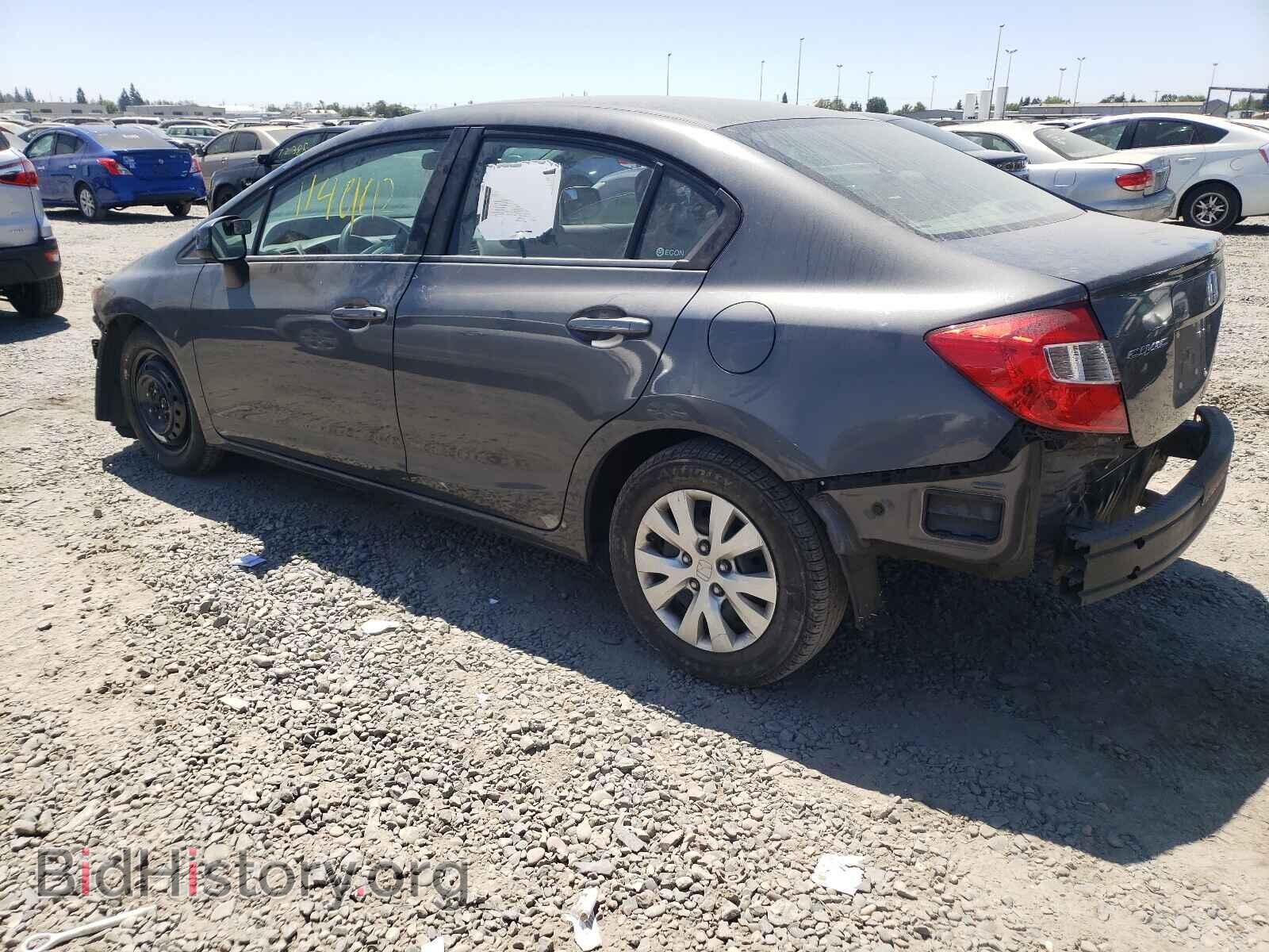 2012 HONDA CIVIC - VIN: 2HGFB2F59CH504289 - Фото 3