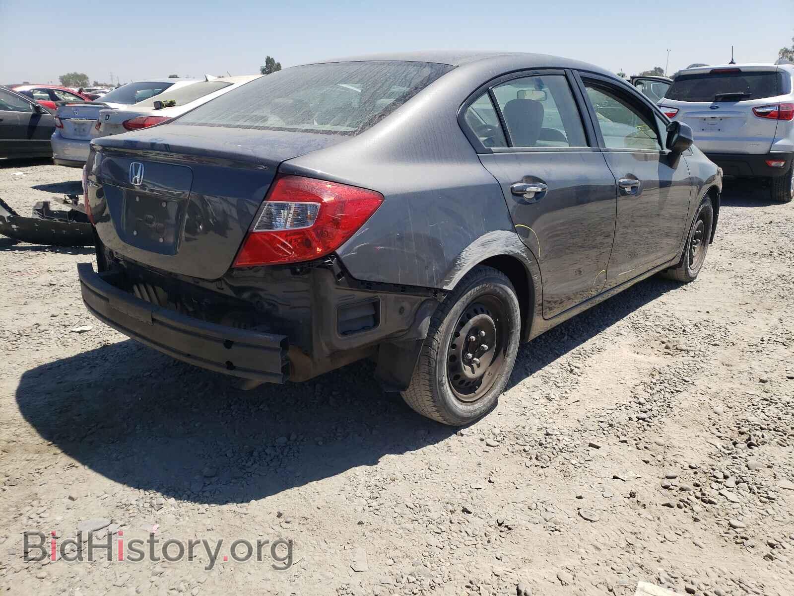 2012 HONDA CIVIC - VIN: 2HGFB2F59CH504289 - Фото 4