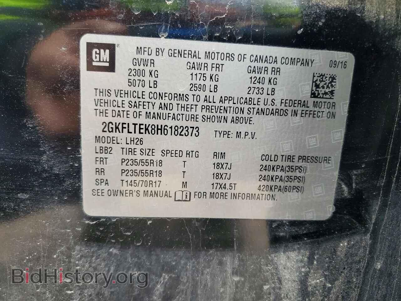 2017 GMC TERRAIN - VIN: 2GKFLTEK8H6182373 - Photo 13