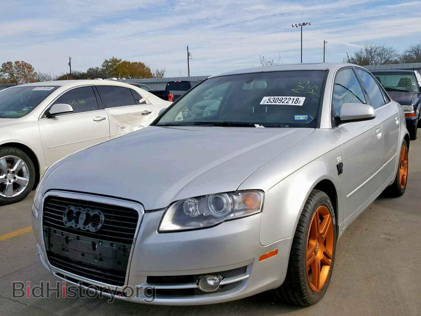 2007 AUDI A4 - VIN: WAUDF78E47A149098 - Фото 2
