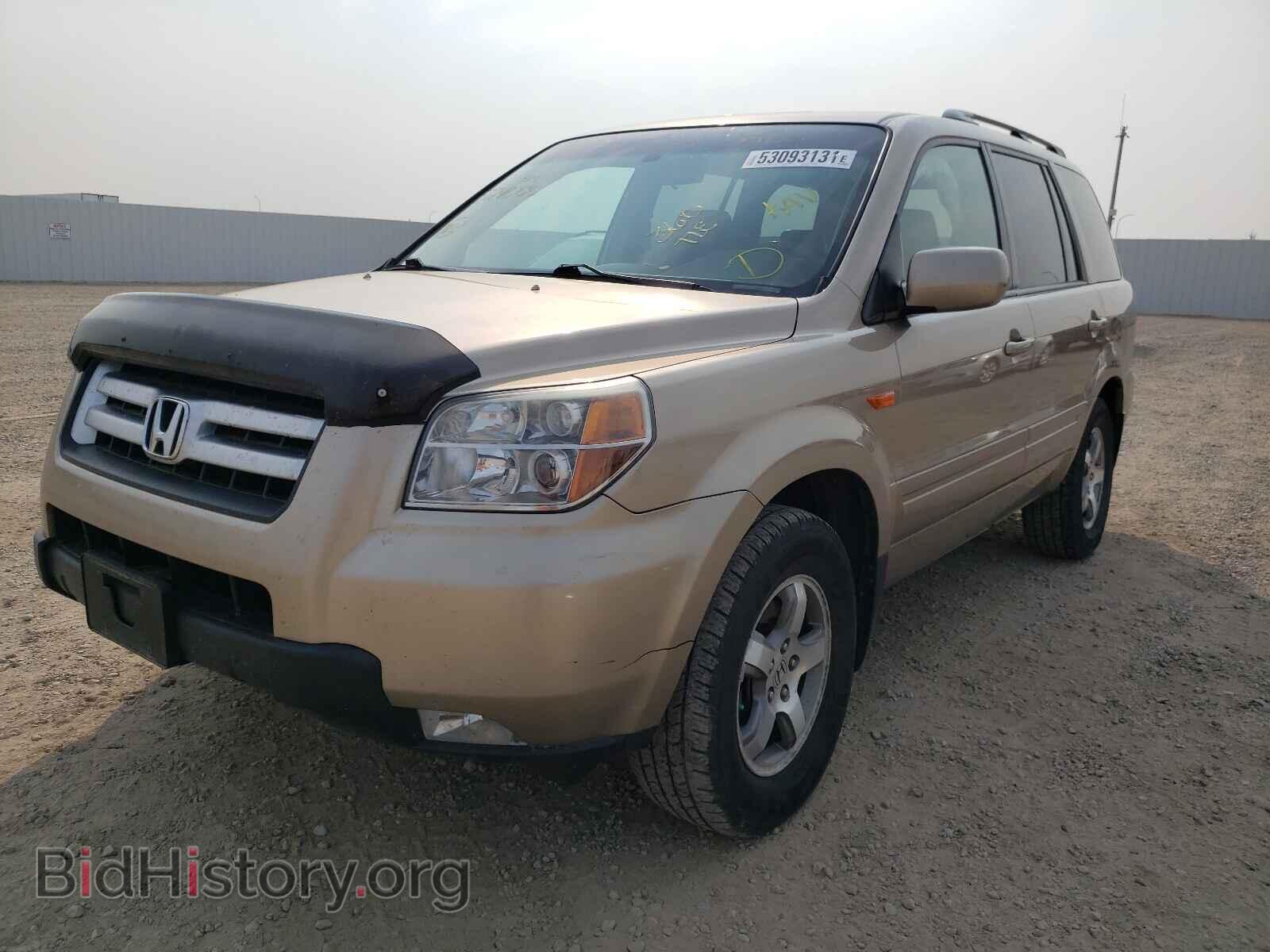2007 HONDA PILOT - VIN: 2HKYF18667H524055 - Фото 2