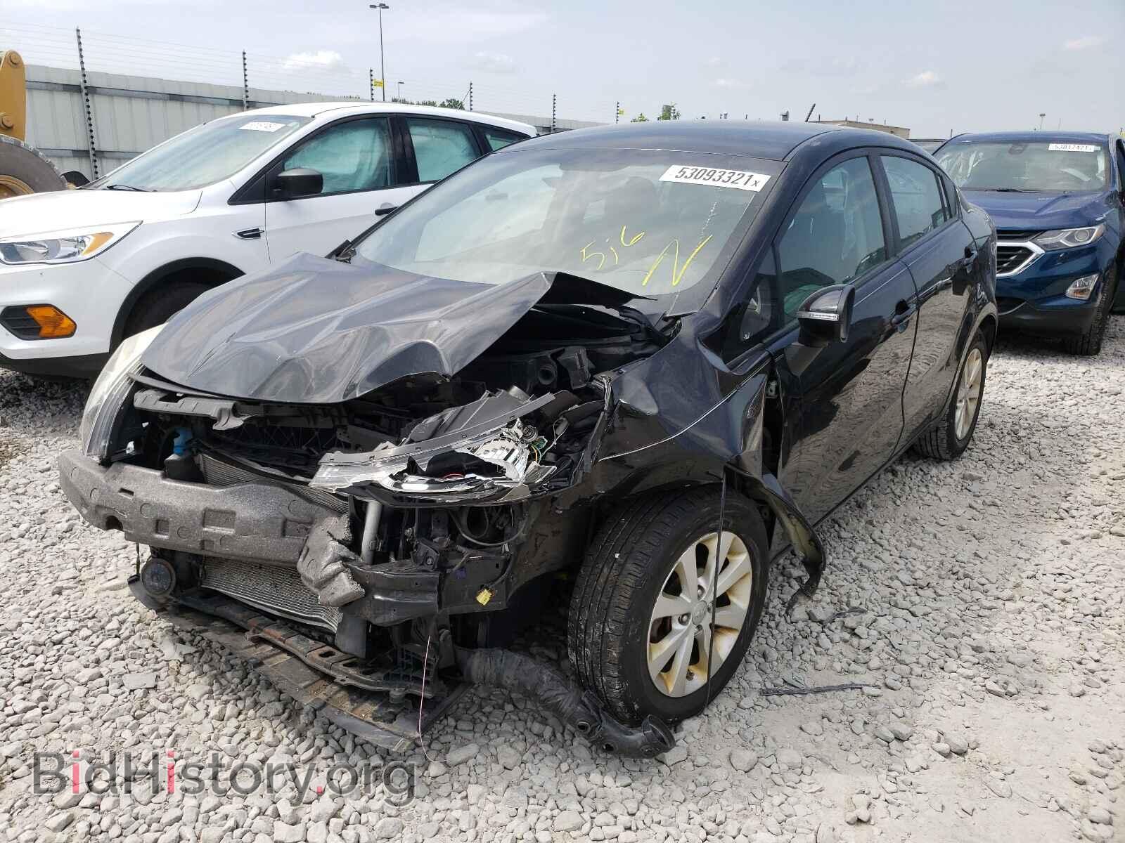 2012 KIA RIO - VIN: KNADN4A33C6046584 - Фото 2