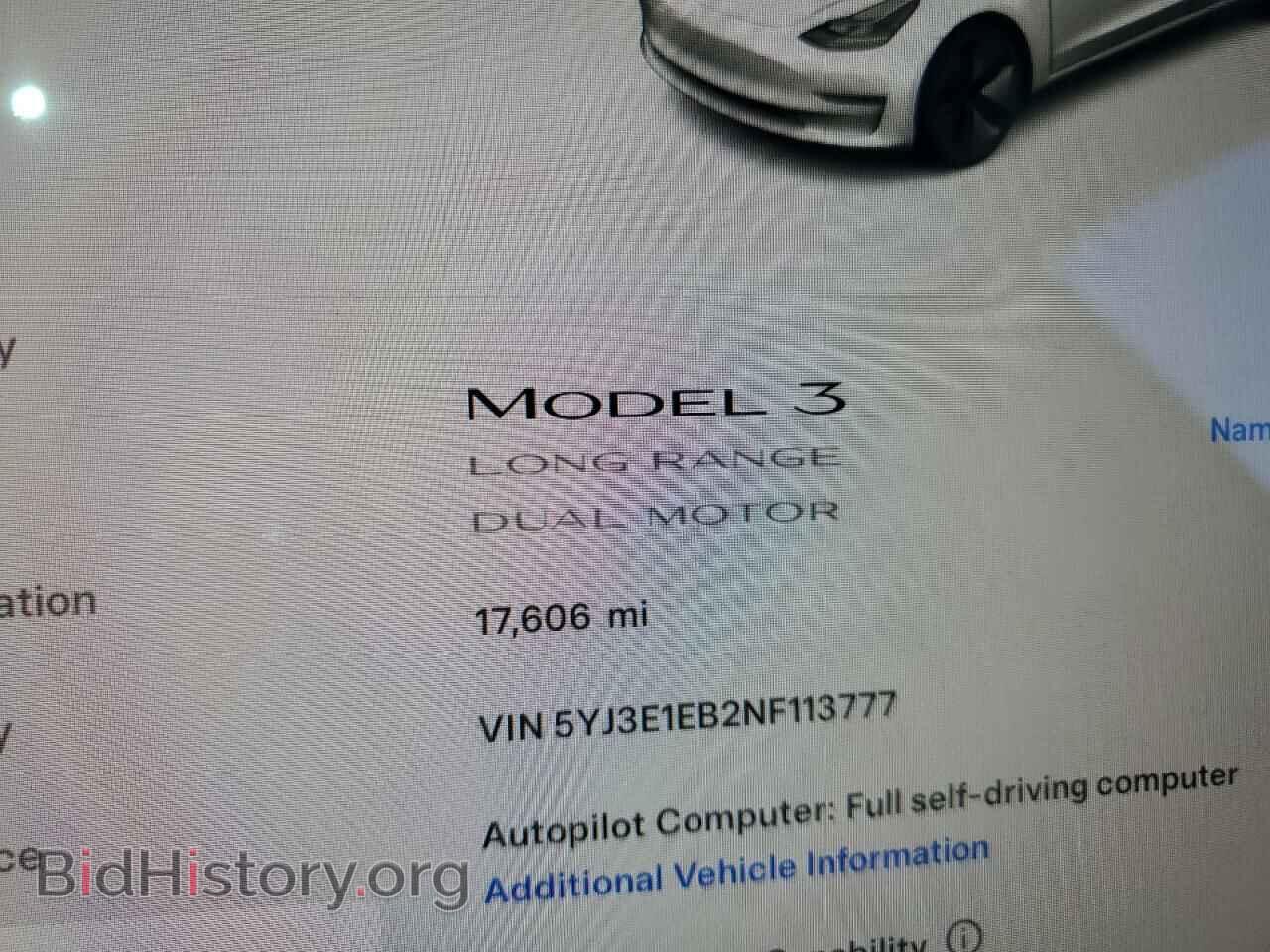 2022 TESLA MODEL 3 - VIN: 5YJ3E1EB2NF113777 - Photo 9
