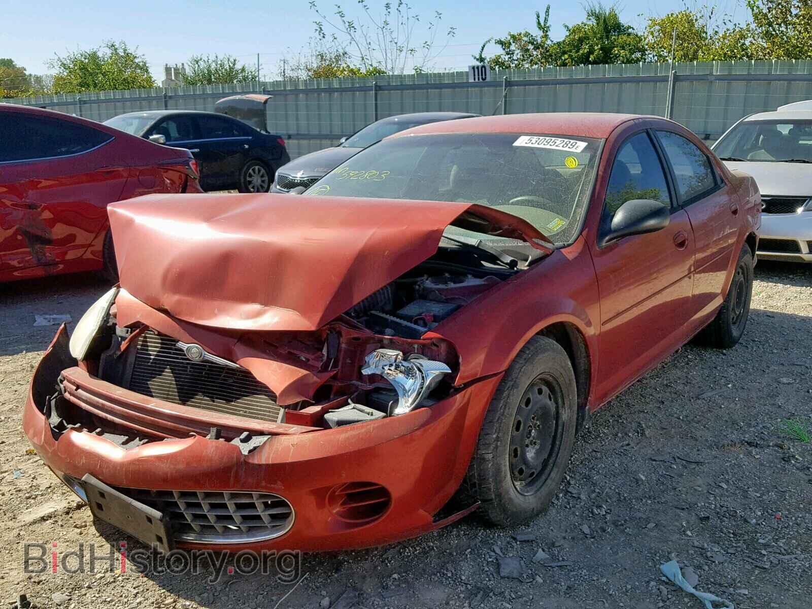 2003 CHRYSLER SEBRING - VIN: 1C3EL46X83N592803 - Фото 2