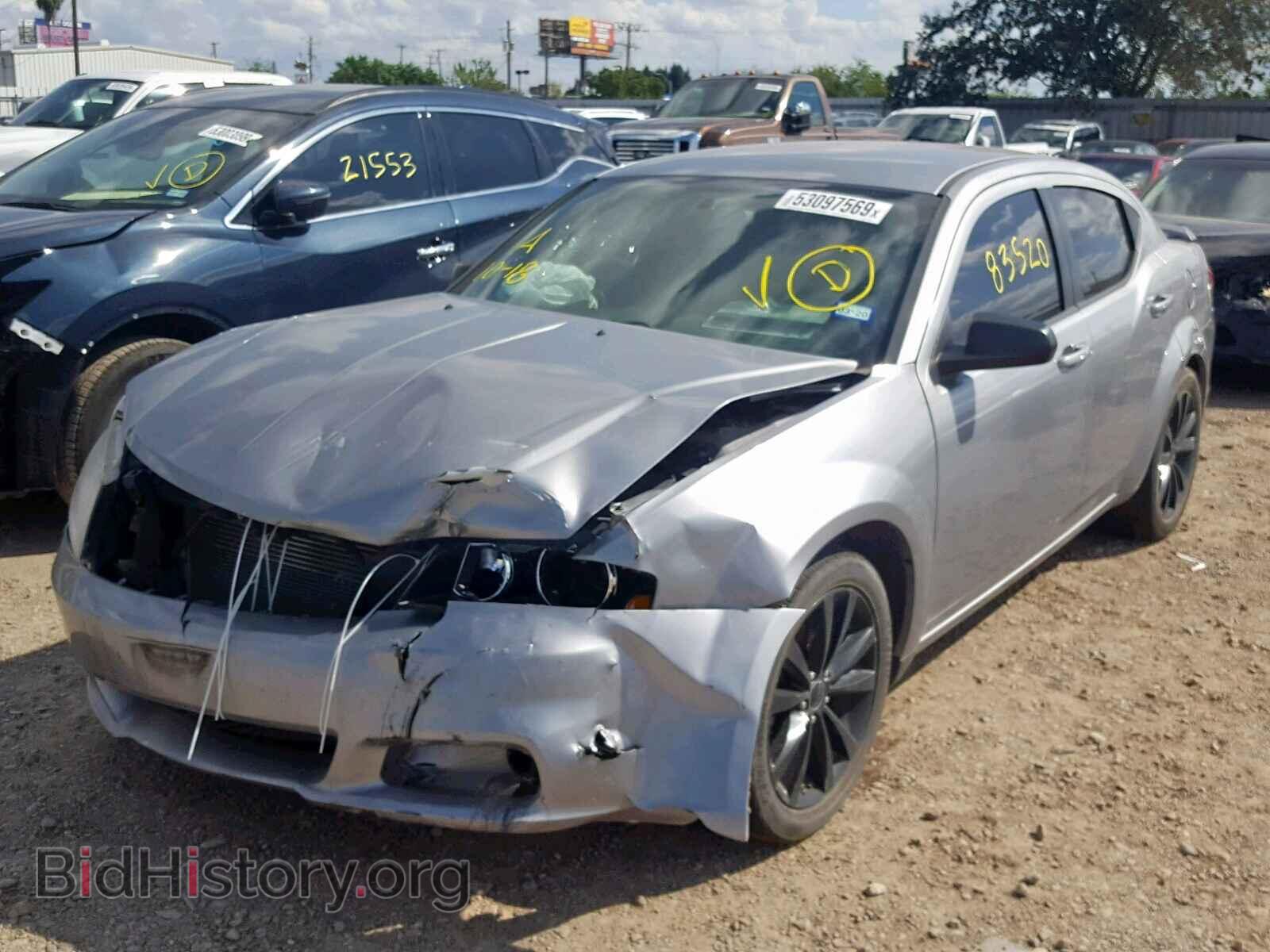 2014 DODGE AVENGER - VIN: 1C3CDZAB3EN221175 - Фото 2