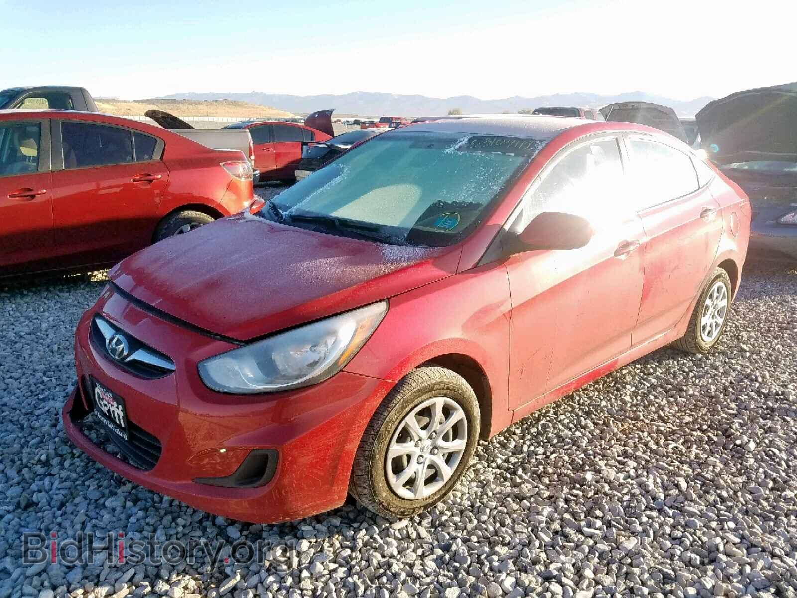 2013 HYUNDAI ACCENT - VIN: KMHCT4AE6DU345985 - Фото 2