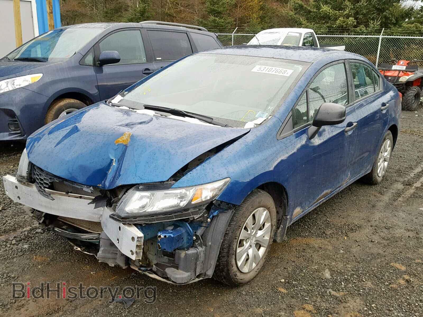 2013 HONDA CIVIC - VIN: 2HGFB2E26DH009962 - Photo 2