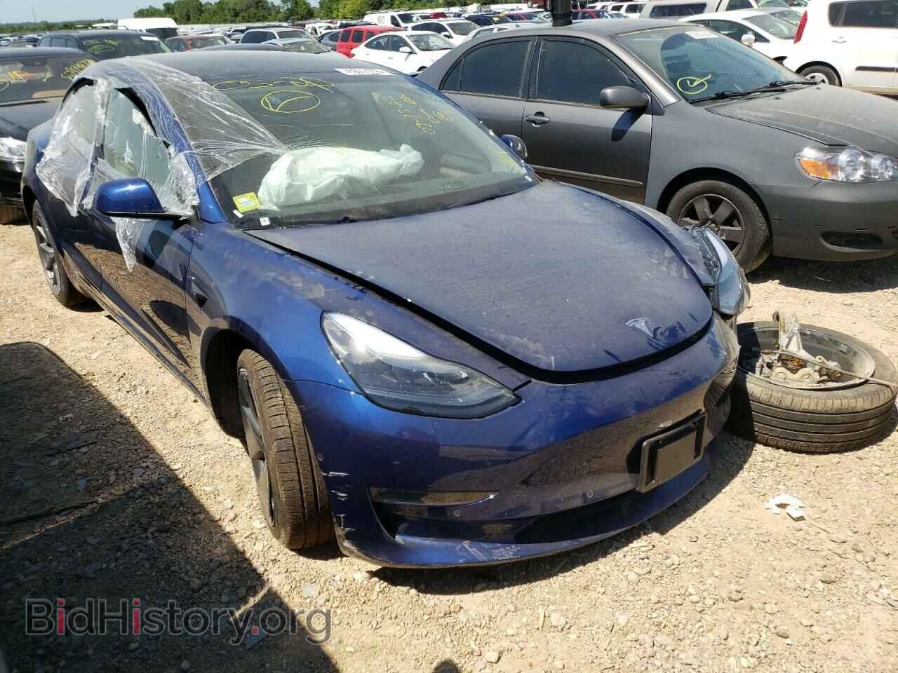 Photo 5YJ3E1EB9NF188492 - TESLA MODEL 3 2022