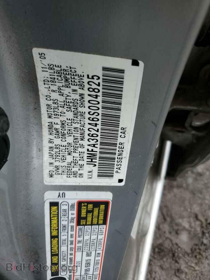 2006 HONDA CIVIC - VIN: JHMFA36246S004825 - Фото 12