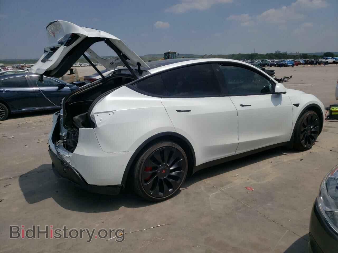 2022 TESLA MODEL Y - VIN: 7SAYGDEF2NF454149 - Фото 3