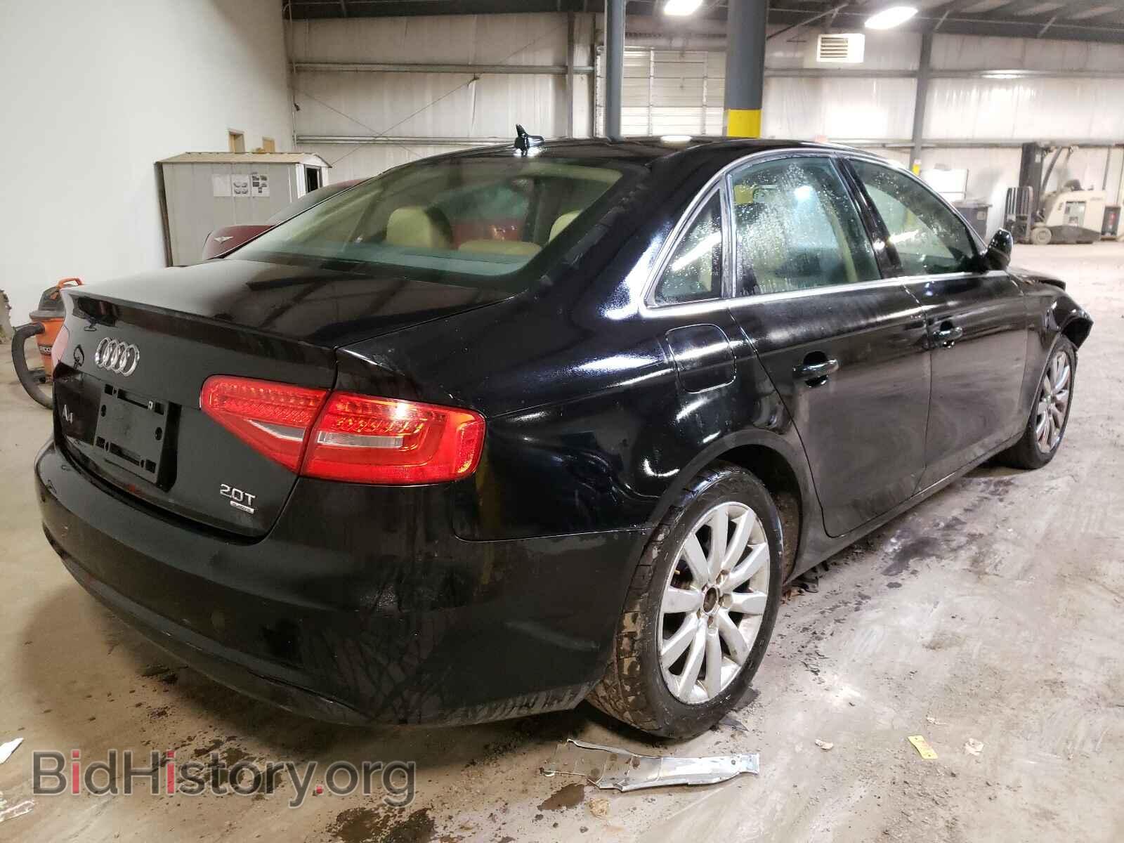 2013 AUDI A4 - VIN: WAUBFAFL2DA164183 - Фото 4