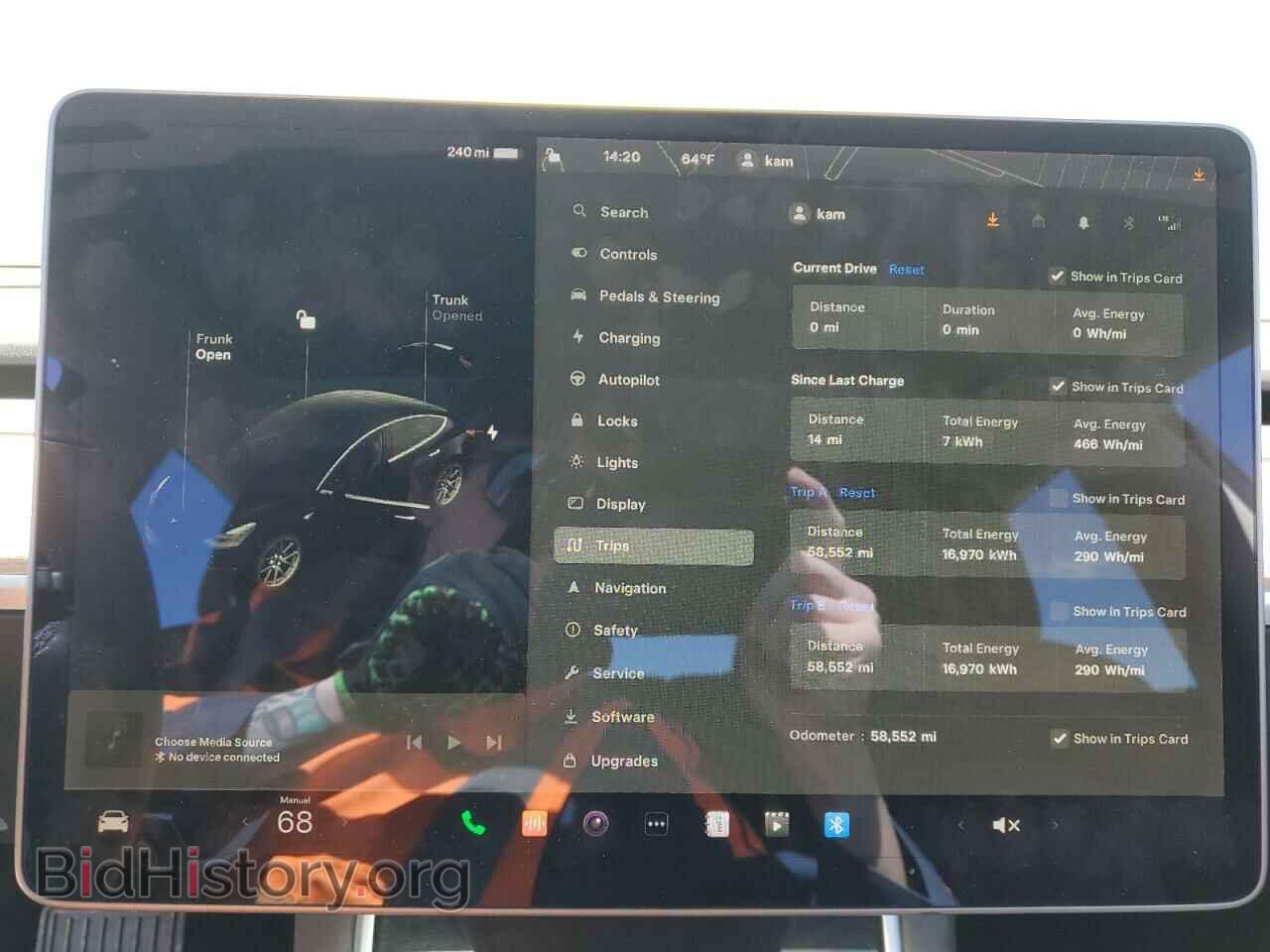 2019 TESLA MODEL 3 - VIN: 5YJ3E1EB4KF191179 - Фото 9