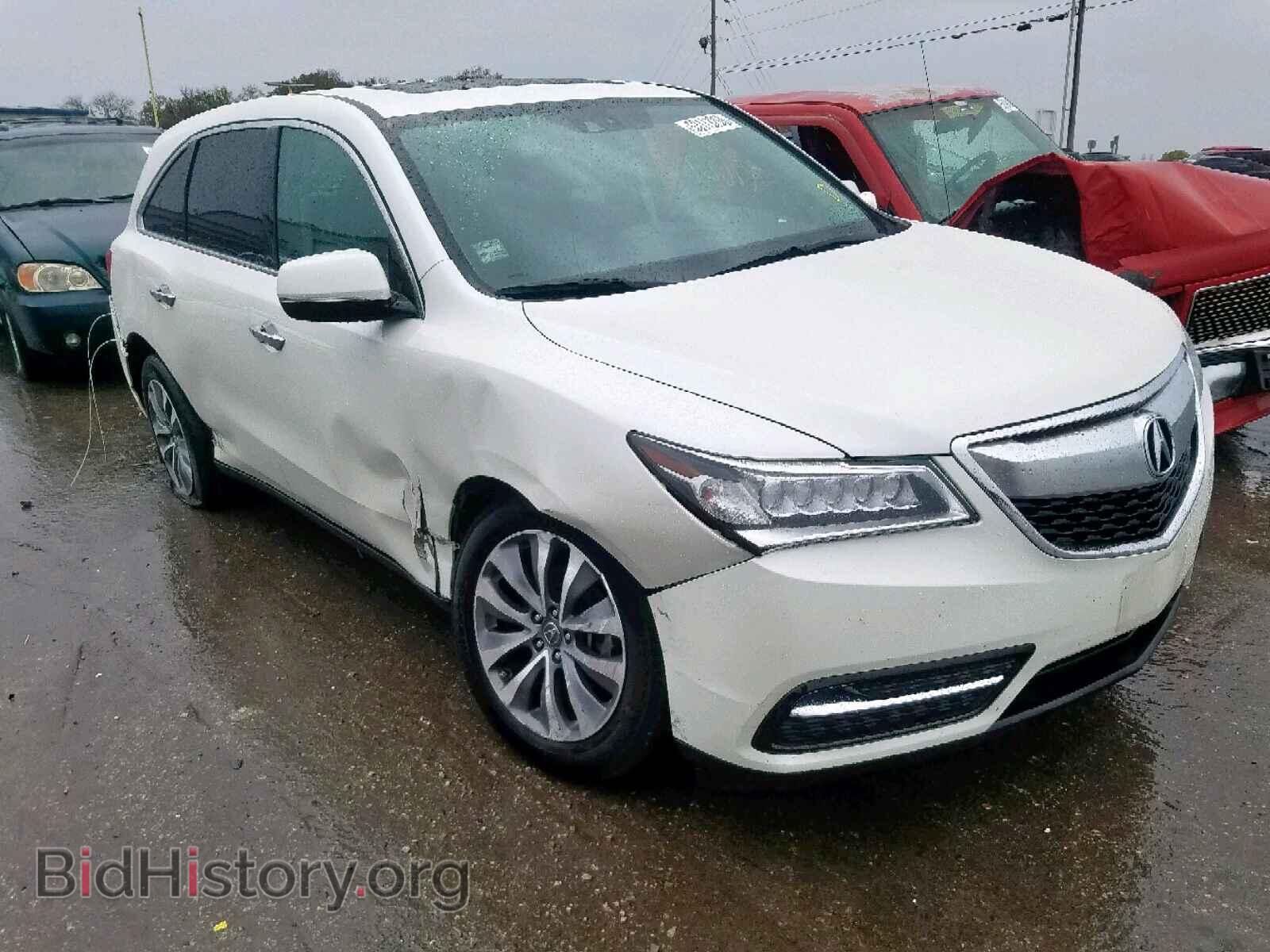 Фотография 5FRYD4H46EB043884 - ACURA MDX 2014