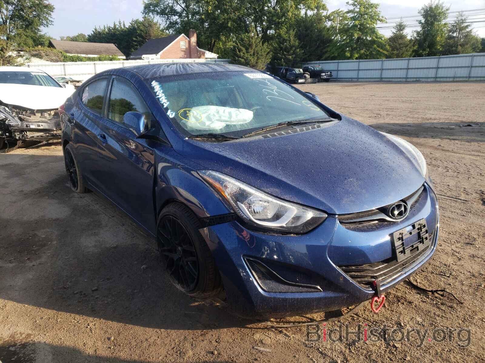 Photo 5NPDH4AE1GH773620 - HYUNDAI ELANTRA 2016