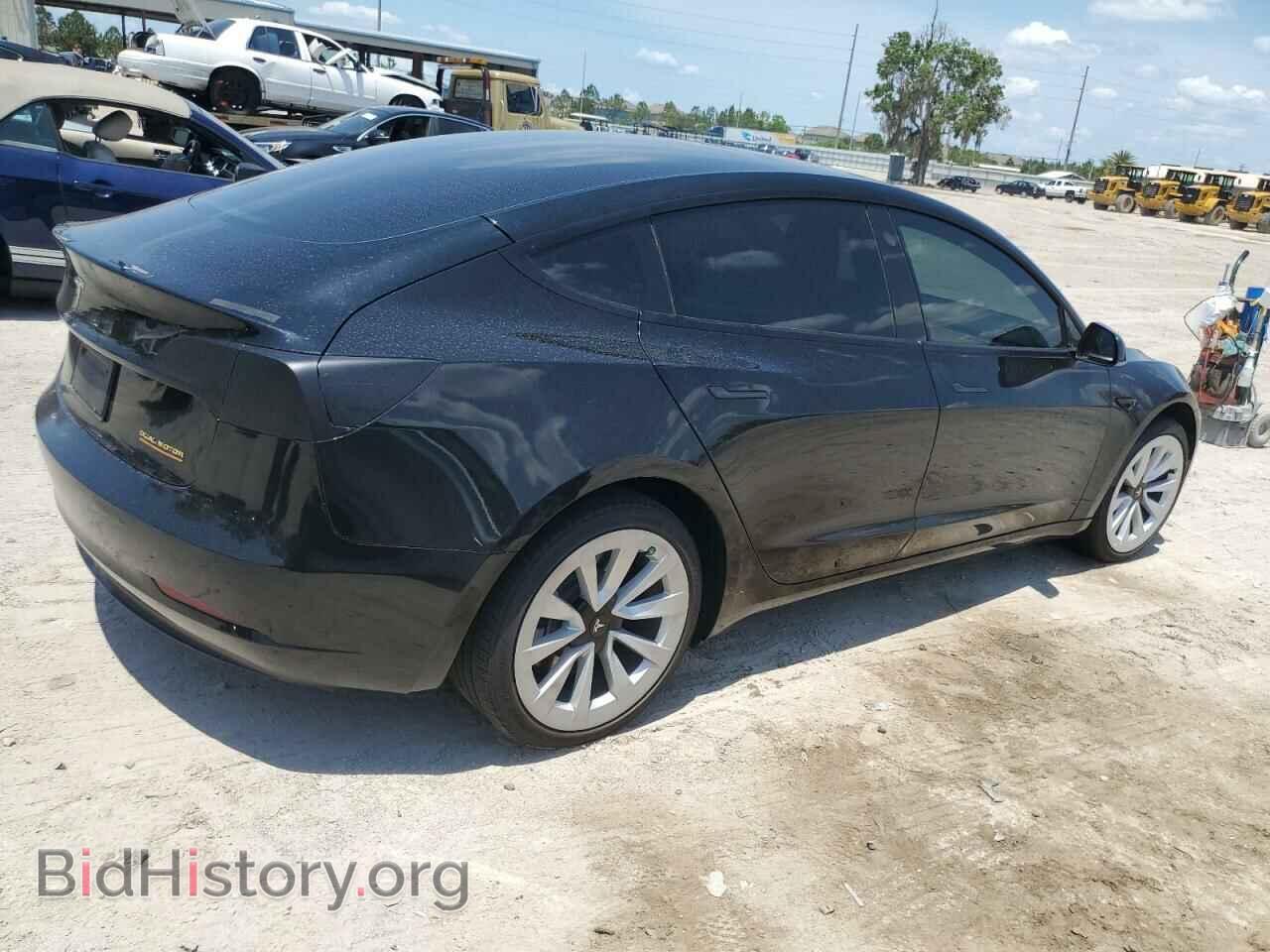2022 TESLA MODEL 3 - VIN: 5YJ3E1EB4NF186004 - Фото 3