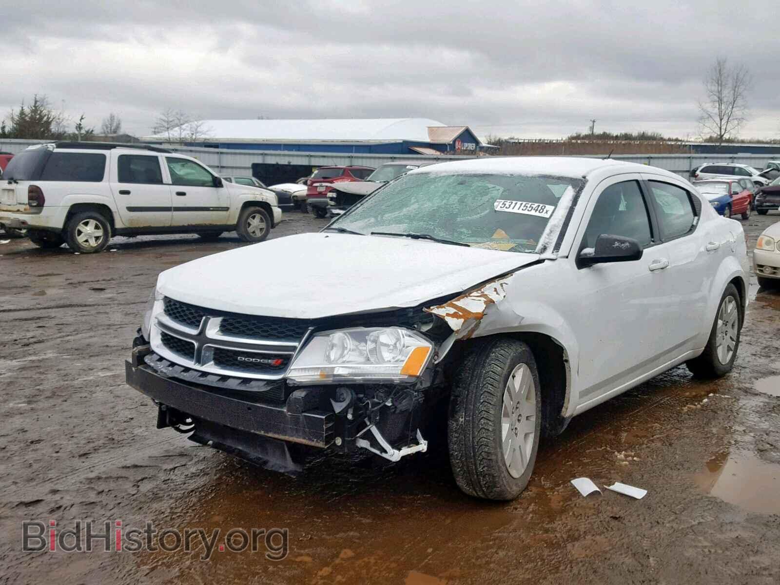 2014 DODGE AVENGER - VIN: 1C3CDZAB0EN155815 - Фото 2
