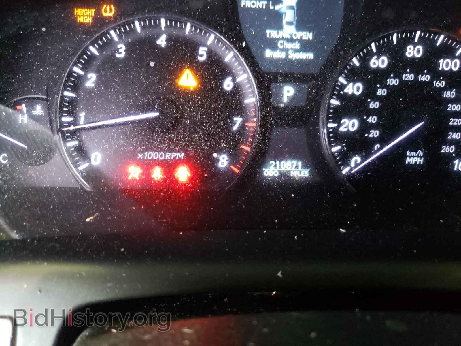 2010 LEXUS LS460 - VIN: JTHCL5EF9A5007160 - Фото 8