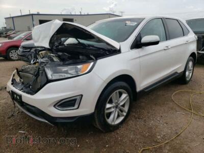 2017 Ford EDGE SEL, white — VIN 2FMPK4J86HBC14713, Copart