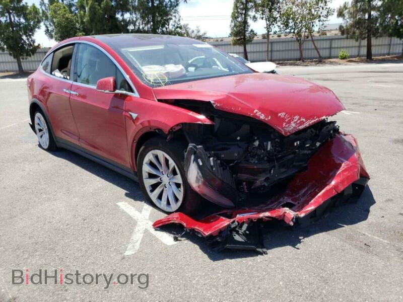 2017 Tesla MODEL X (VIN 5YJXCDE25HF055256) — фото 1 из 10, Copart, повреждение: передняя часть