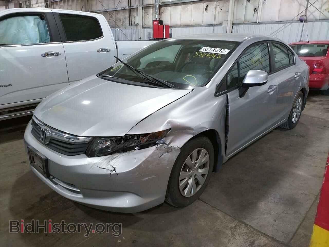 2012 HONDA CIVIC - VIN: 19XFB2F53CE379543 - Фото 2