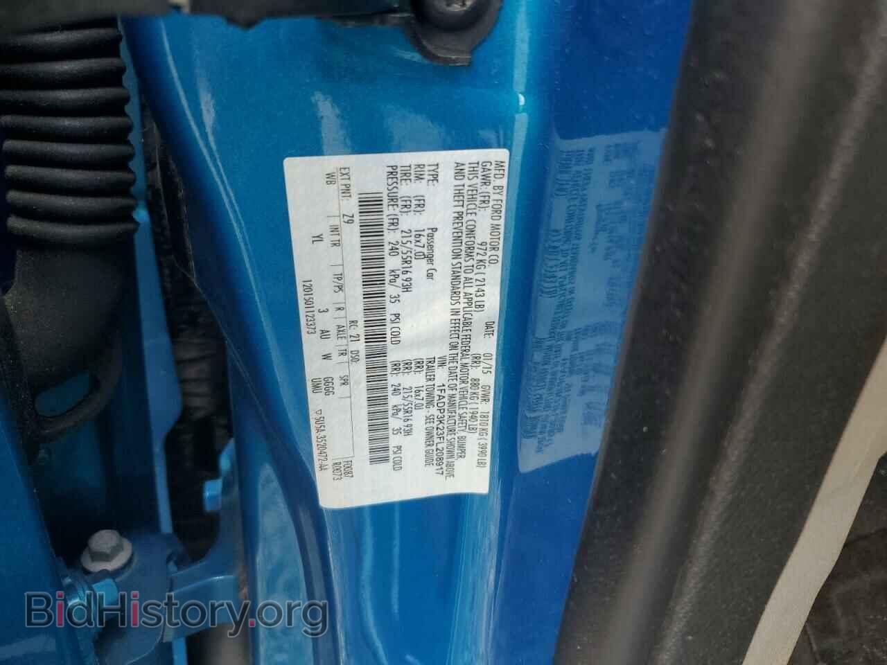 2015 FORD FOCUS - VIN: 1FADP3K23FL208917 - Photo 12