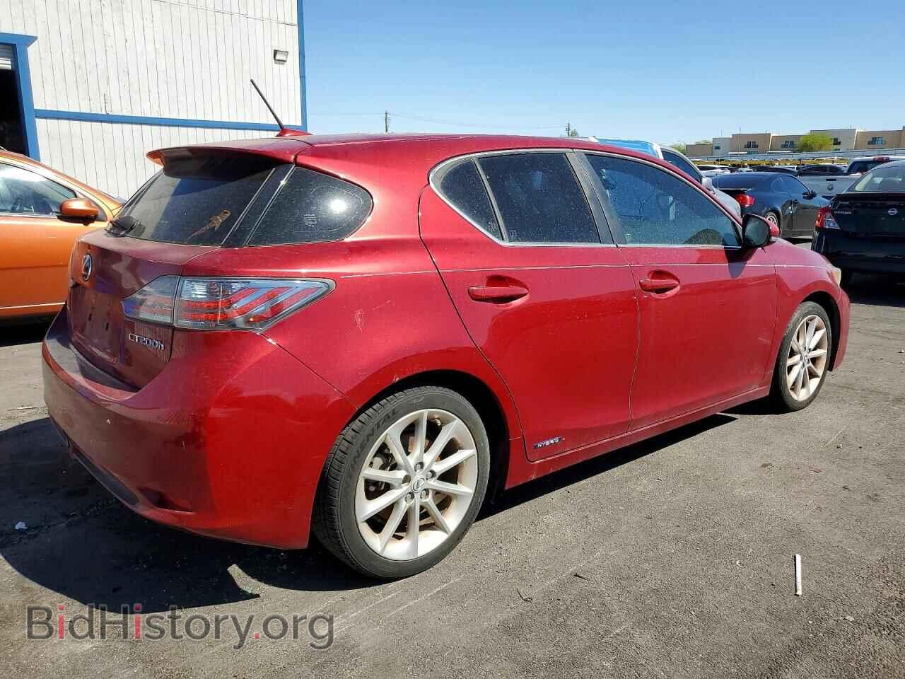2012 LEXUS CT 200 - VIN: JTHKD5BHXC2080203 - Photo 3