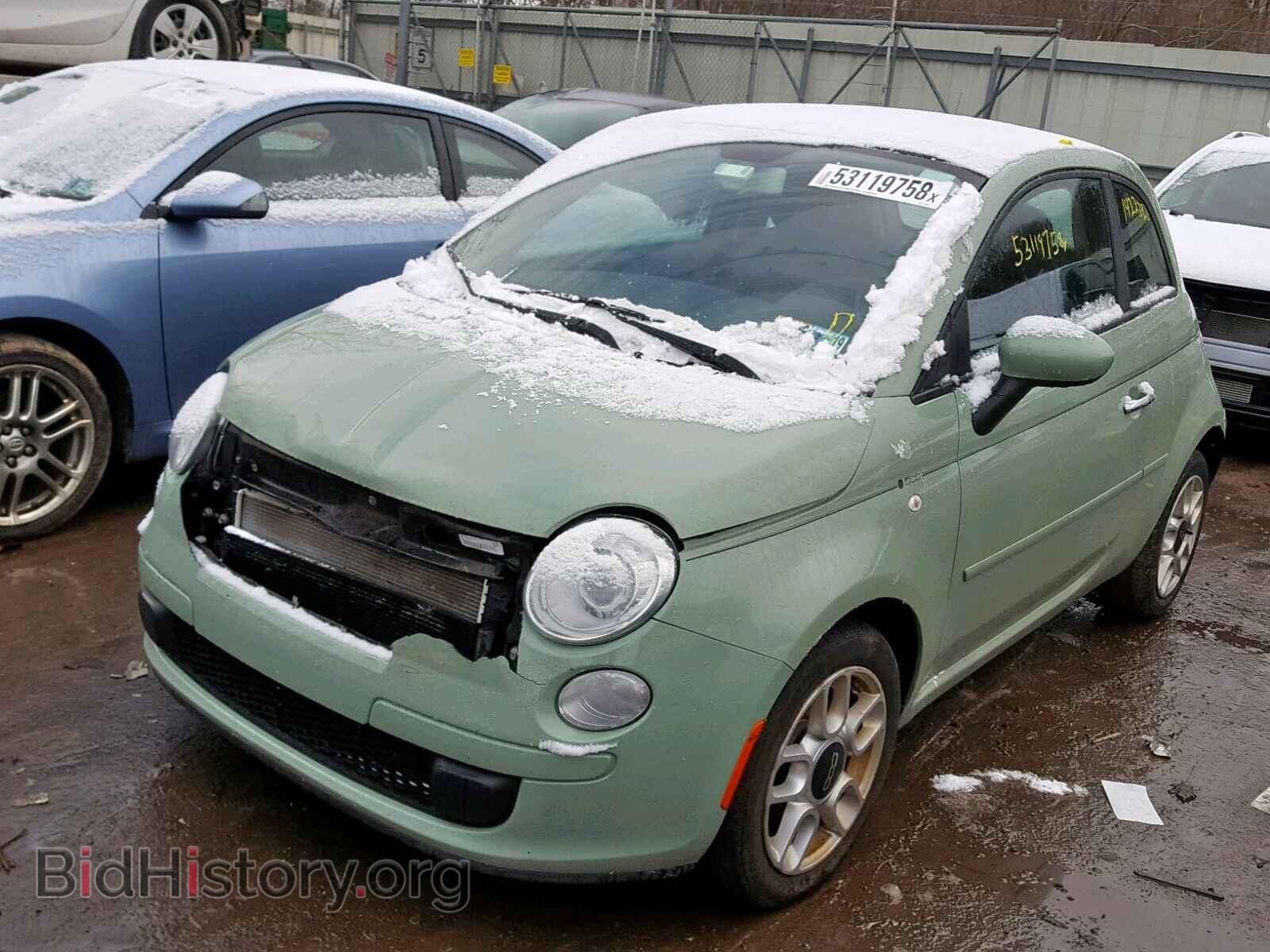 2012 FIAT 500 - VIN: 3C3CFFAR7CT313439 - Фото 2