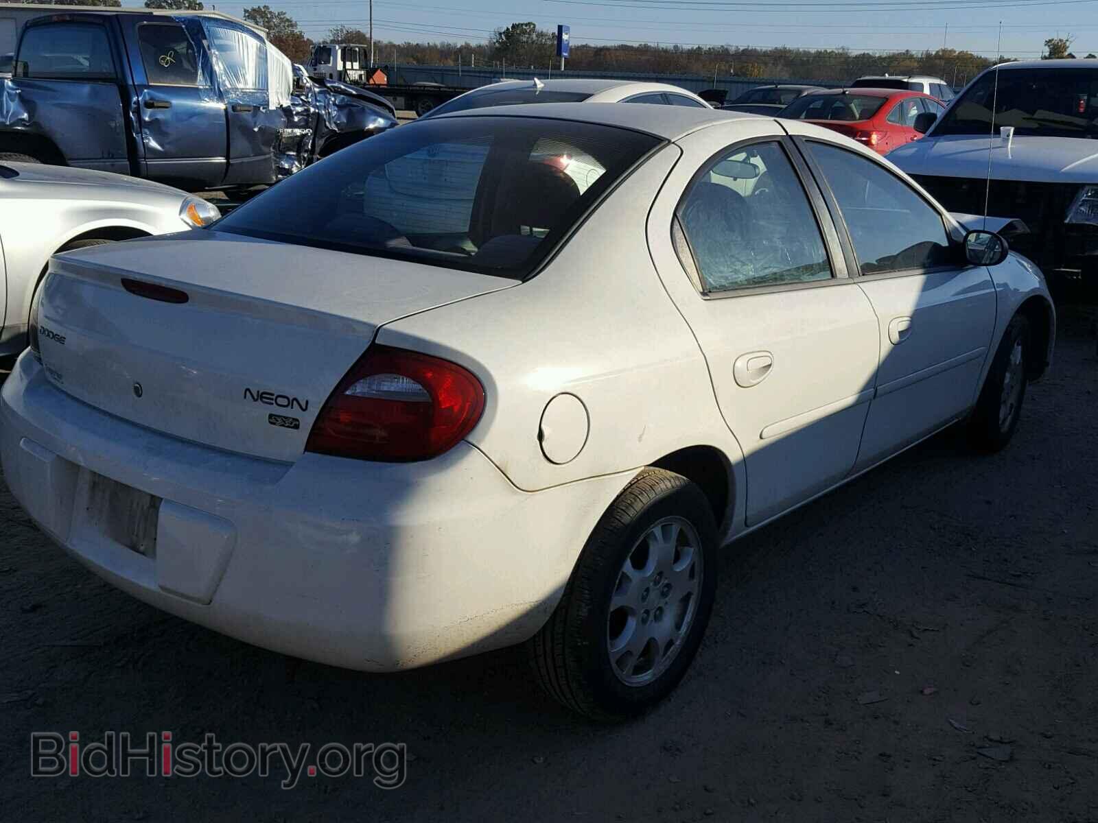 2005 DODGE NEON - VIN: 1B3ES56C25D282934 - Фото 4