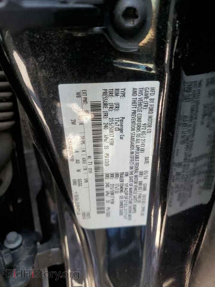2014 FORD ALL Models - VIN: 1FADP3F21EL317157 - Фото 12
