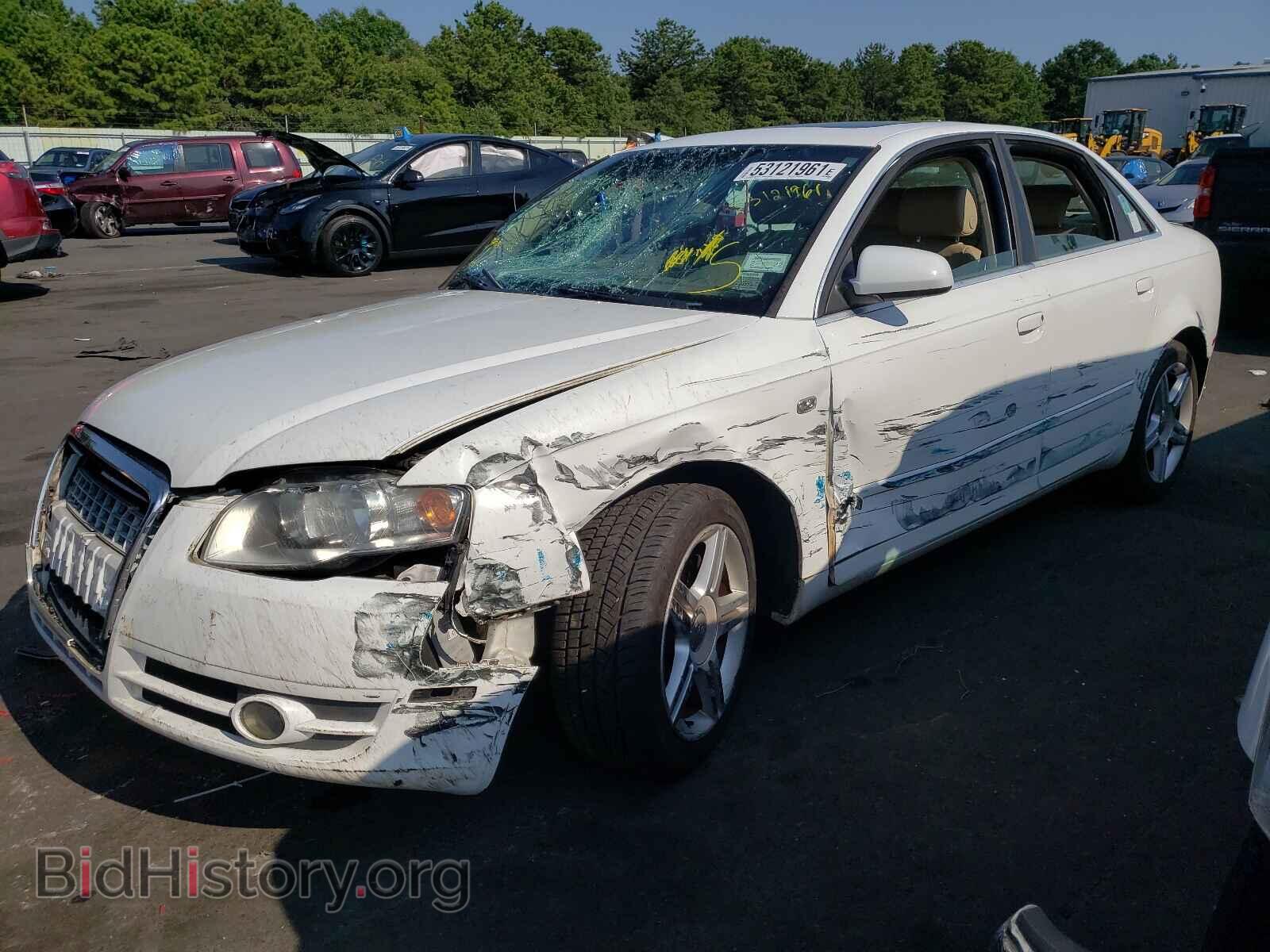 2007 AUDI A4 - VIN: WAUDF78E57A253292 - Фото 2