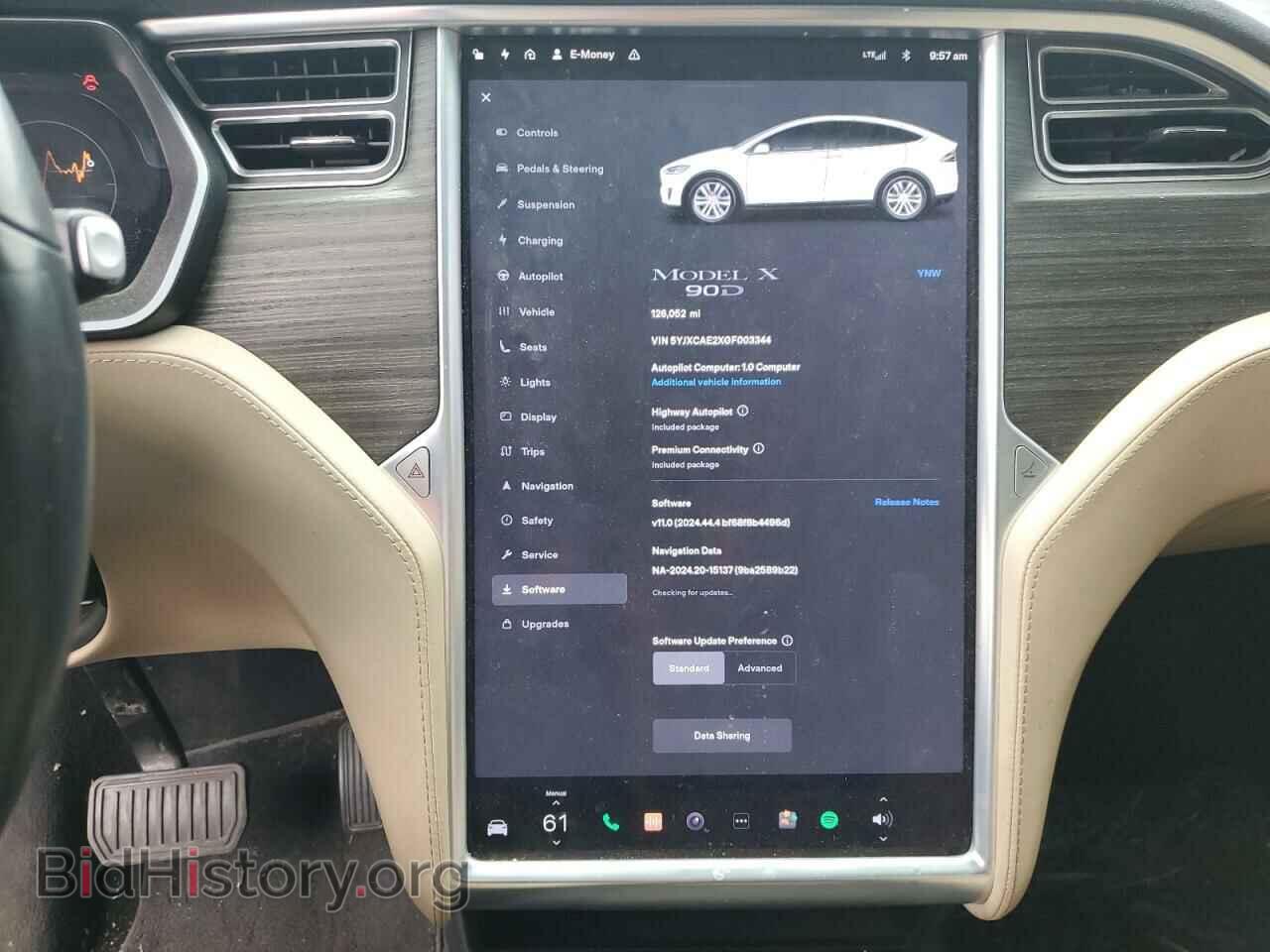 2016 TESLA MODEL X - VIN: 5YJXCAE2XGF003344 - Фото 9