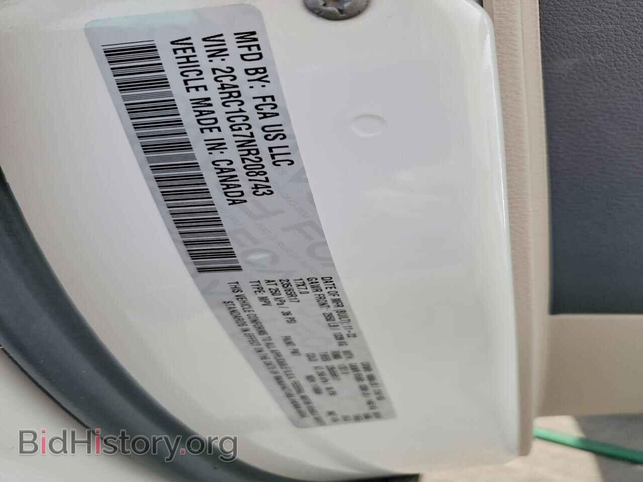 2022 CHRYSLER MINIVAN - VIN: 2C4RC1CG7NR208743 - Photo 13
