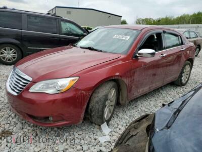 2013 Chrysler 200 Limited, burgundy — VIN 1C3CCBCG6DN739010, Copart