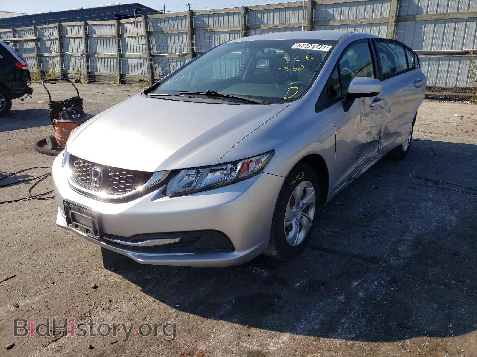 2014 HONDA CIVIC - VIN: 19XFB2F55EE080347 - Фото 2