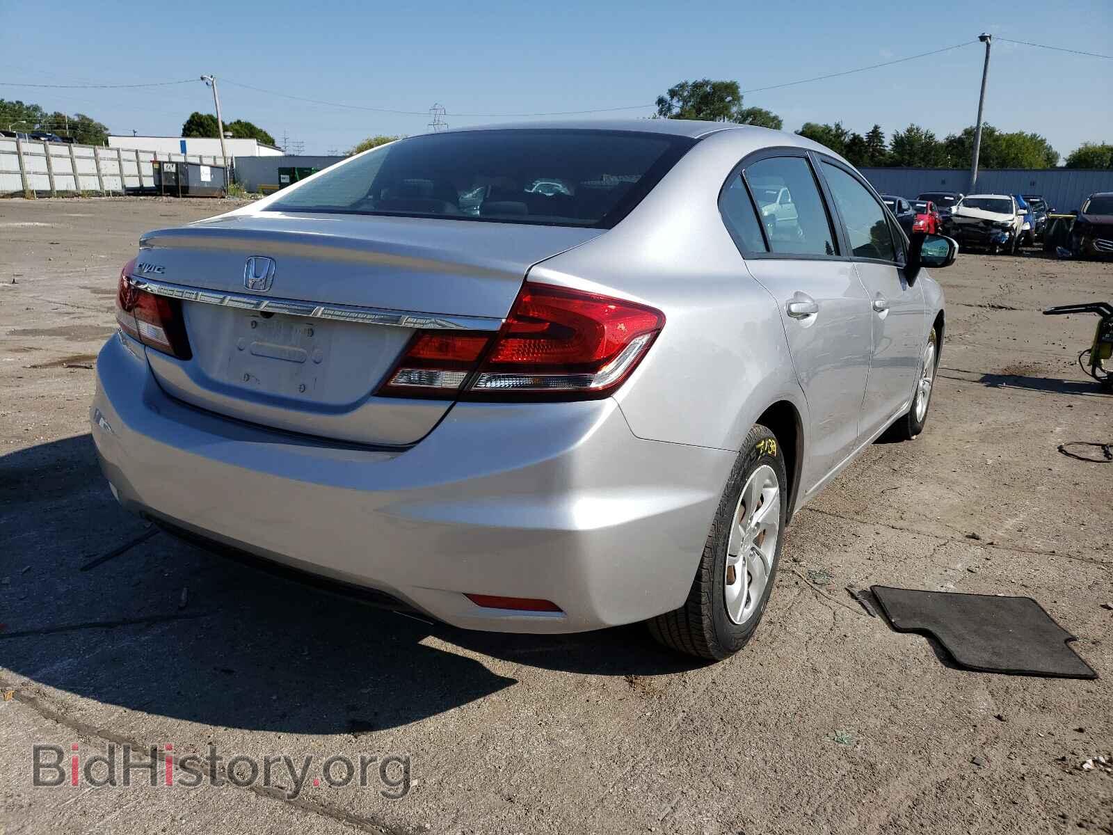 2014 HONDA CIVIC - VIN: 19XFB2F55EE080347 - Фото 4