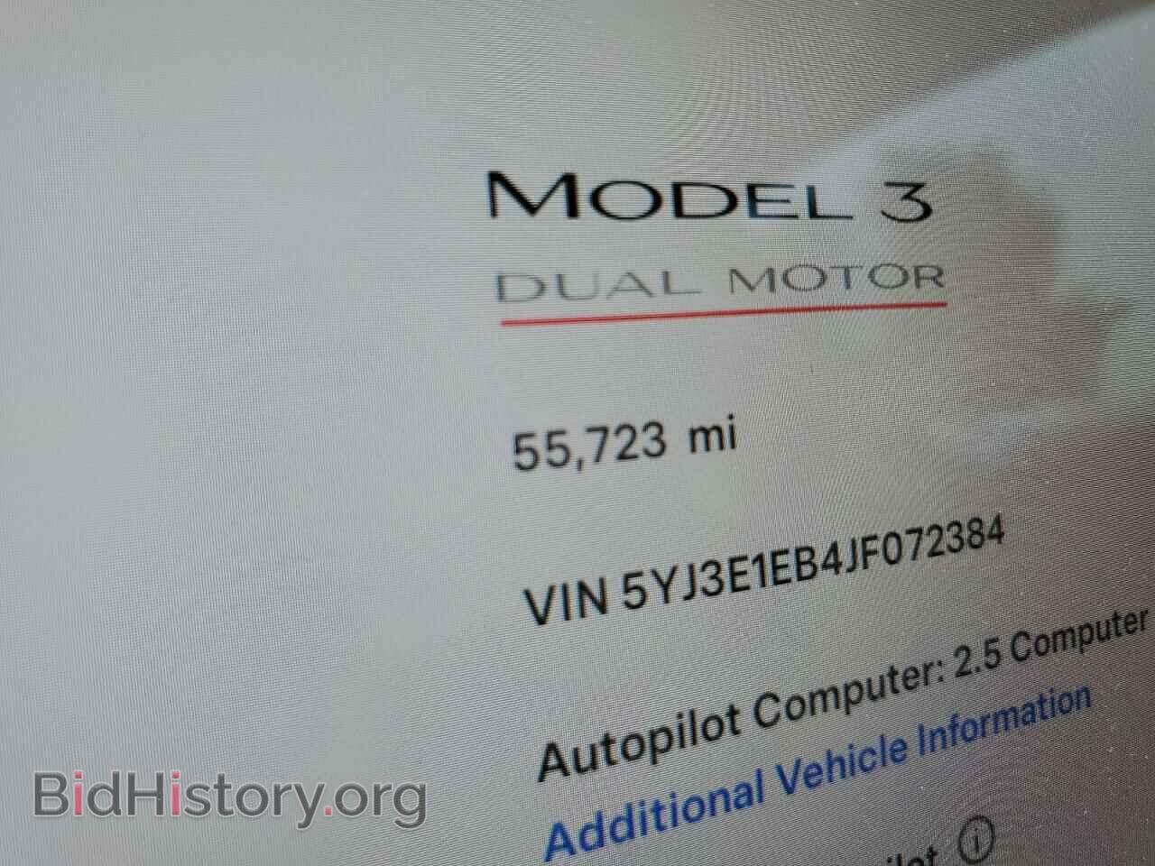 2018 TESLA MODEL 3 - VIN: 5YJ3E1EB4JF072384 - Photo 9