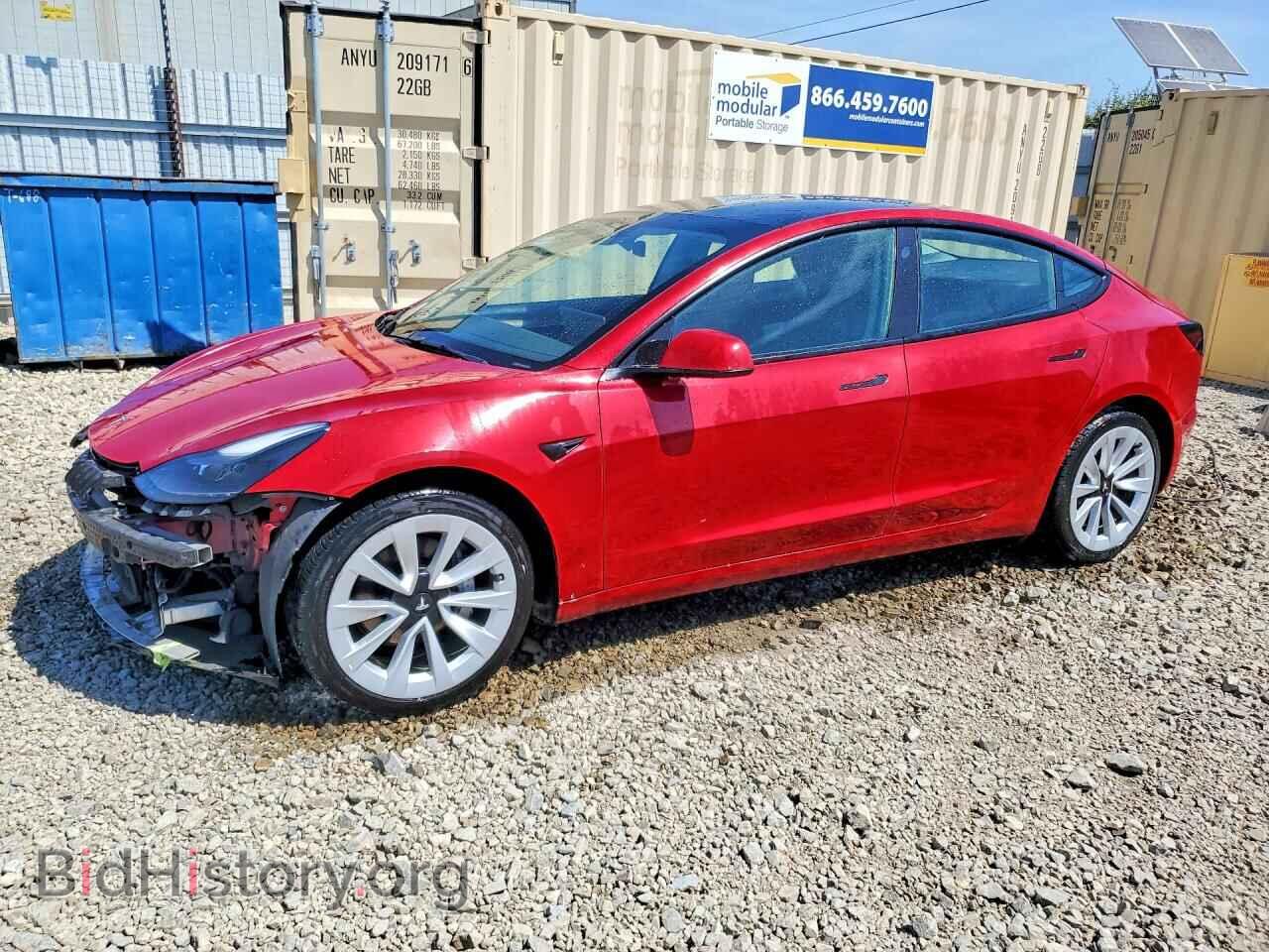 Фотография 5YJ3E1EA2NF287890 - TESLA MODEL 3 2022