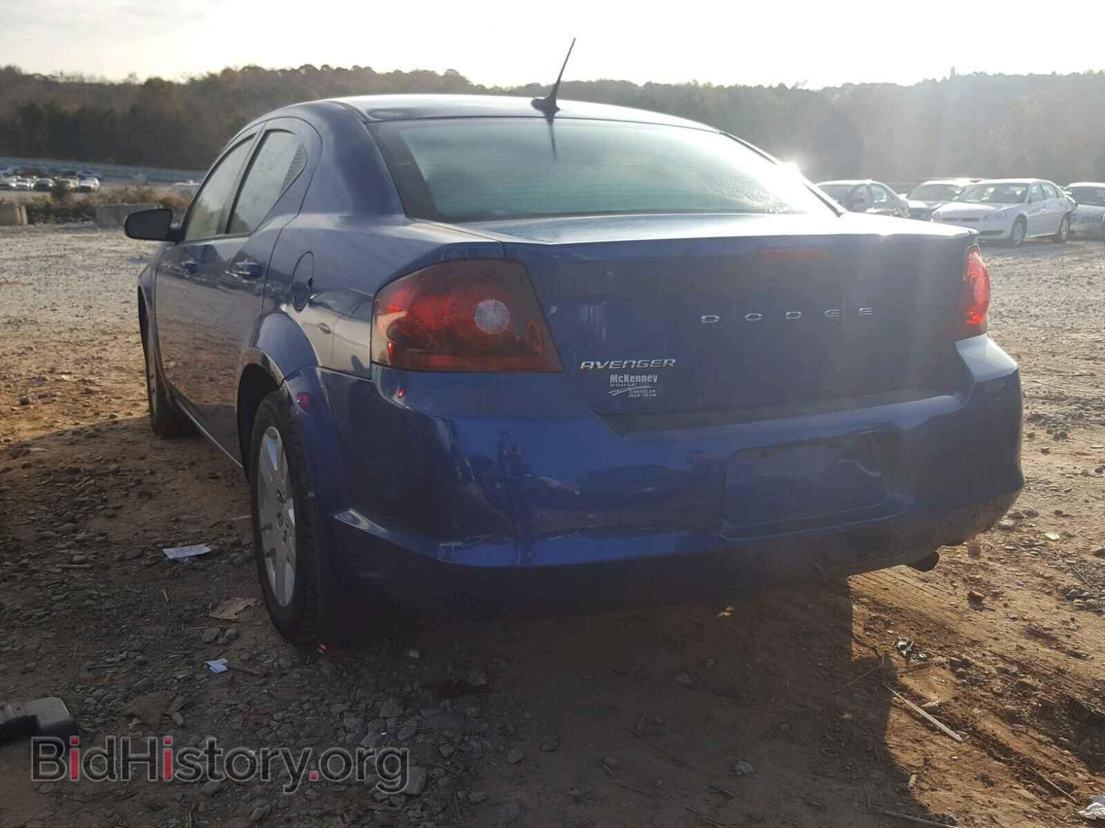 2013 DODGE AVENGER - VIN: 1C3CDZAB2DN619959 - Фото 3