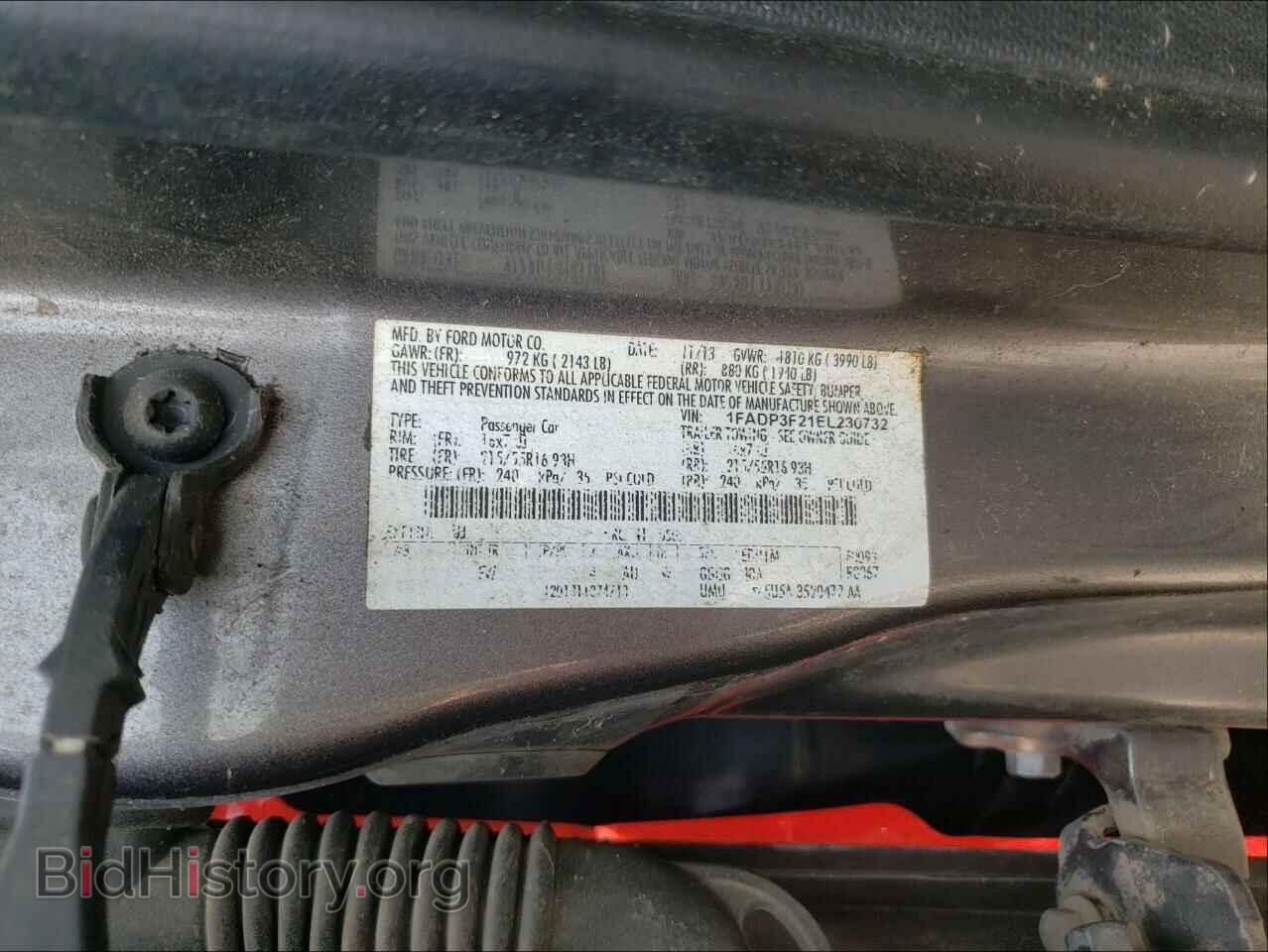 2014 FORD FOCUS - VIN: 1FADP3F21EL230732 - Photo 10