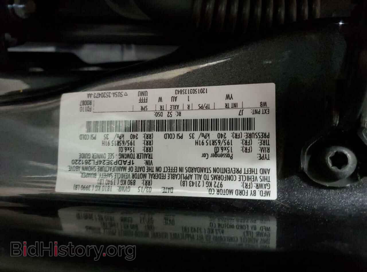 2015 FORD FOCUS - VIN: 1FADP3E24FL261220 - Фото 10