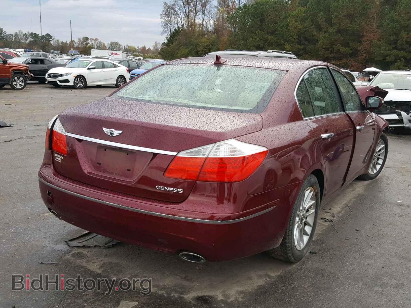 2009 HYUNDAI GENESIS - VIN: KMHGC46E89U024855 - Фото 4