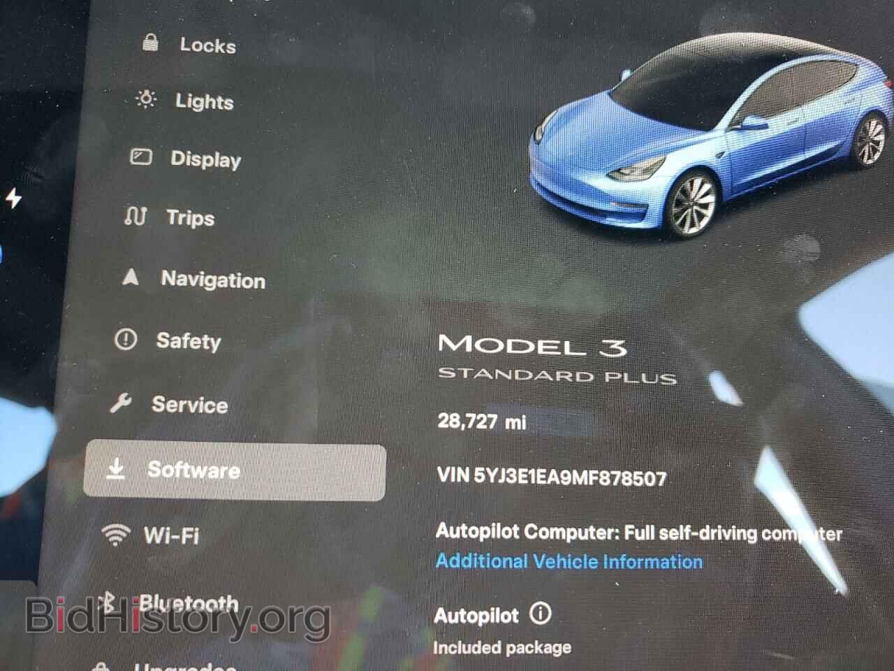 2021 TESLA MODEL 3 - VIN: 5YJ3E1EA9MF878507 - Photo 9