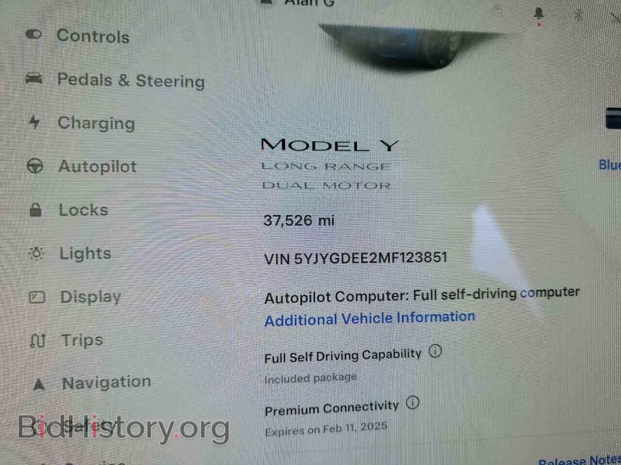 2021 TESLA MODEL Y - VIN: 5YJYGDEE2MF123851 - Photo 9
