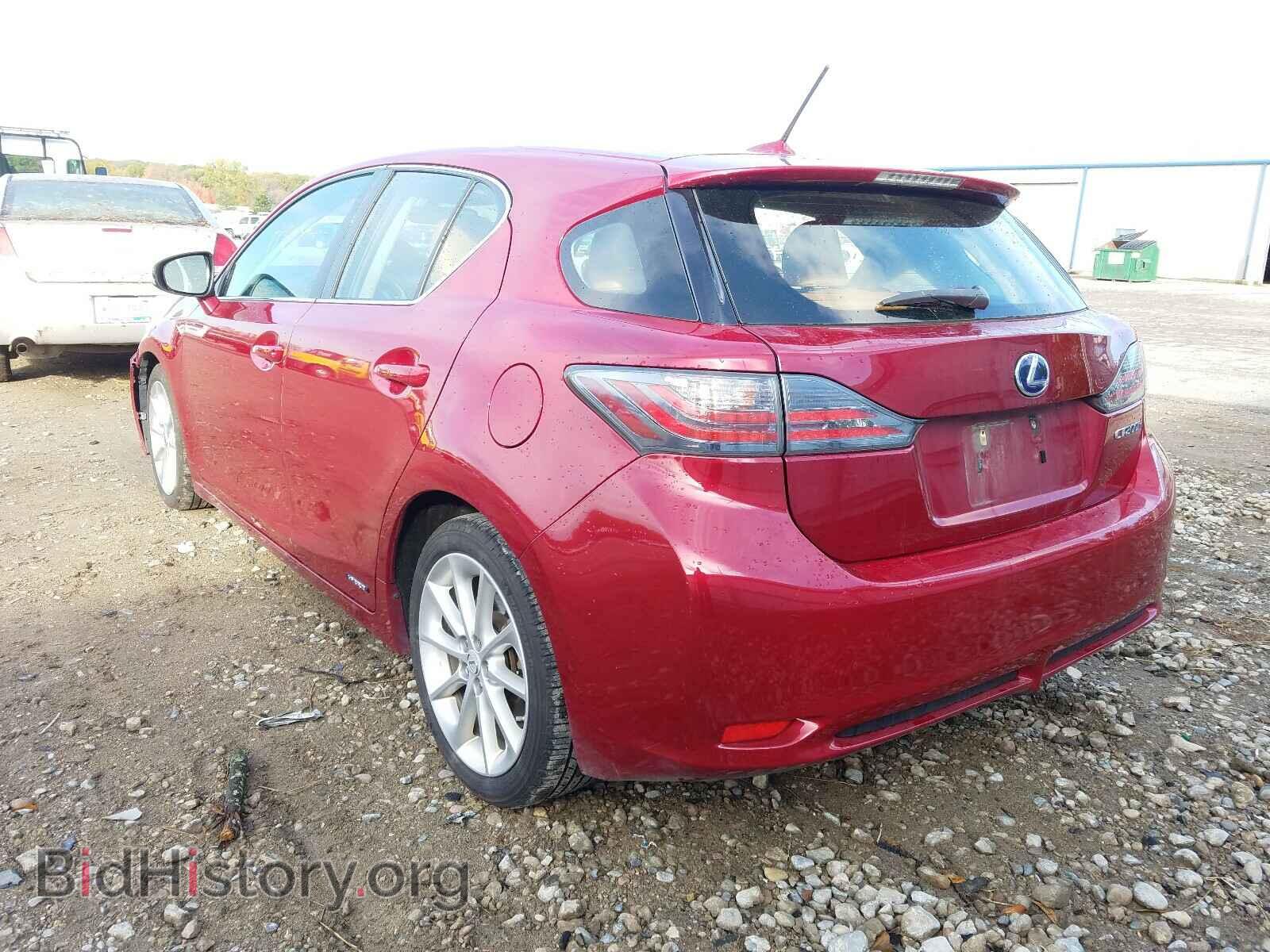 2011 LEXUS CT 200 - VIN: JTHKD5BH8B2037834 - Фото 3