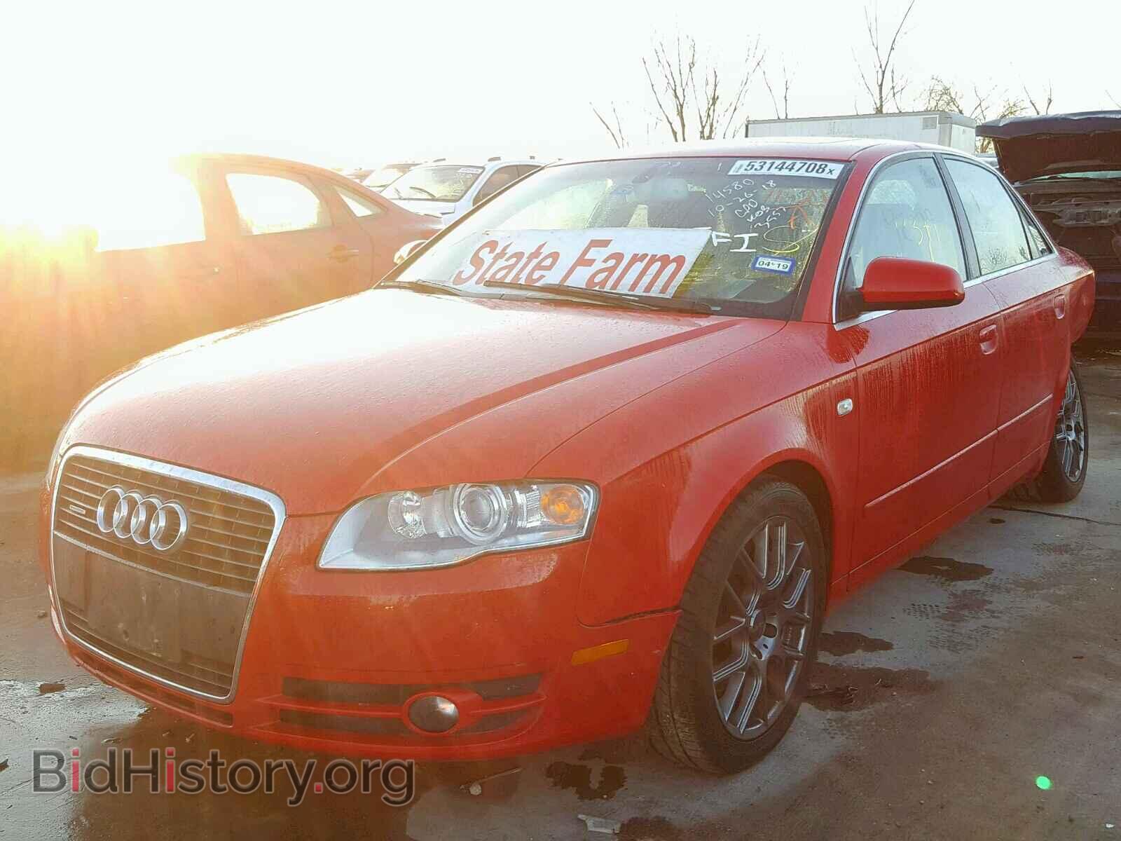 2007 AUDI A4 - VIN: WAUDF78E27A095221 - Фото 2