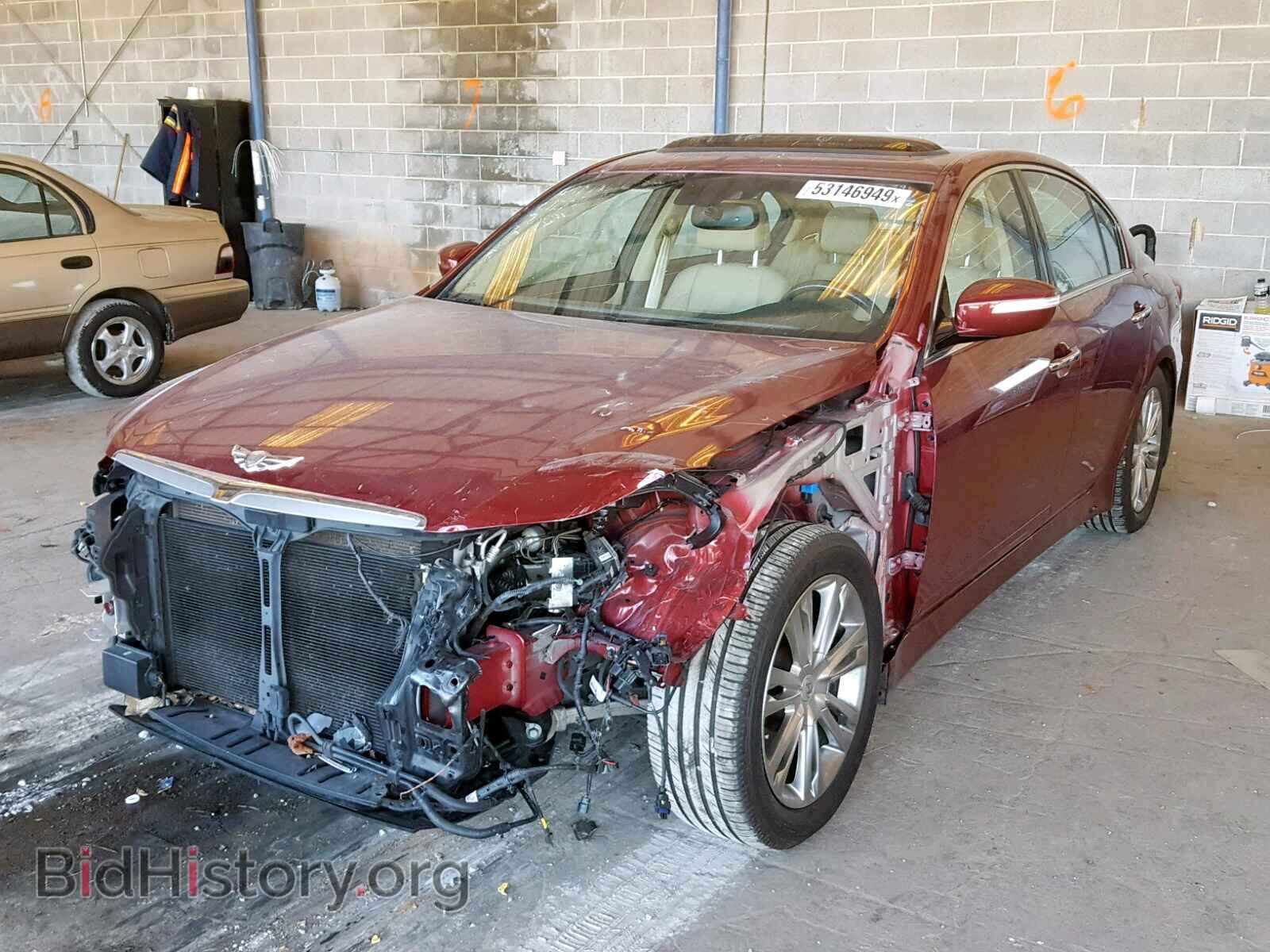2012 HYUNDAI GENESIS - VIN: KMHGC4DD4CU211740 - Фото 2