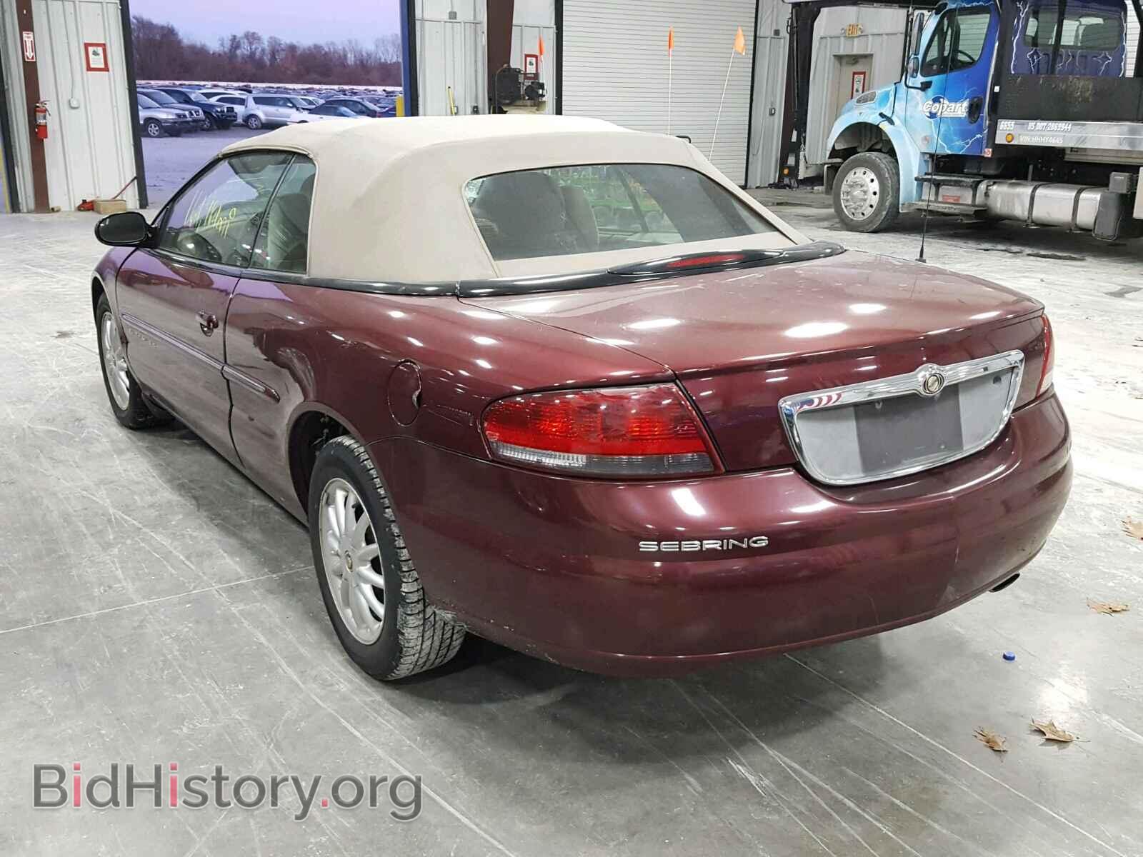 2001 CHRYSLER SEBRING - VIN: 1C3EL45U61N586972 - Фото 3