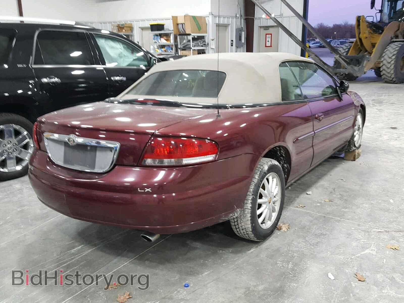 2001 CHRYSLER SEBRING - VIN: 1C3EL45U61N586972 - Фото 4